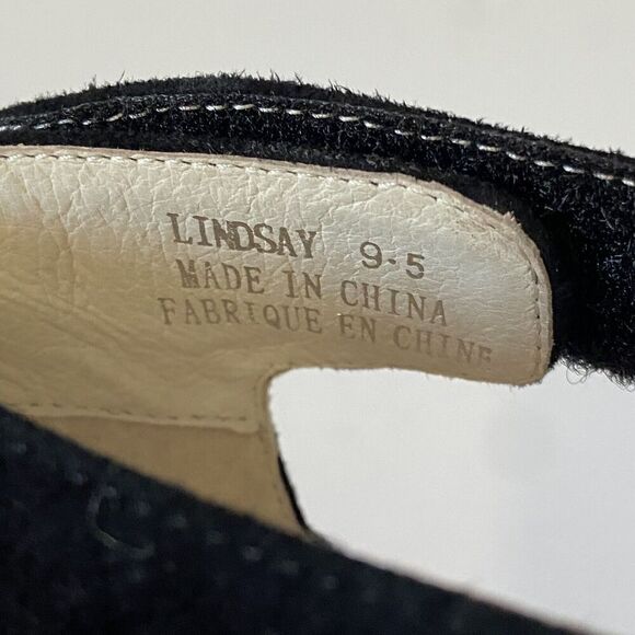 Jeffrey Campbell Lindsay Sandal Heels Black Suede Size 9.5 - Picture 12 of 14